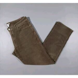 Peter Millar Pants Mens 35x30‎ Brown Corduroy Straight Leg Cotton Blend